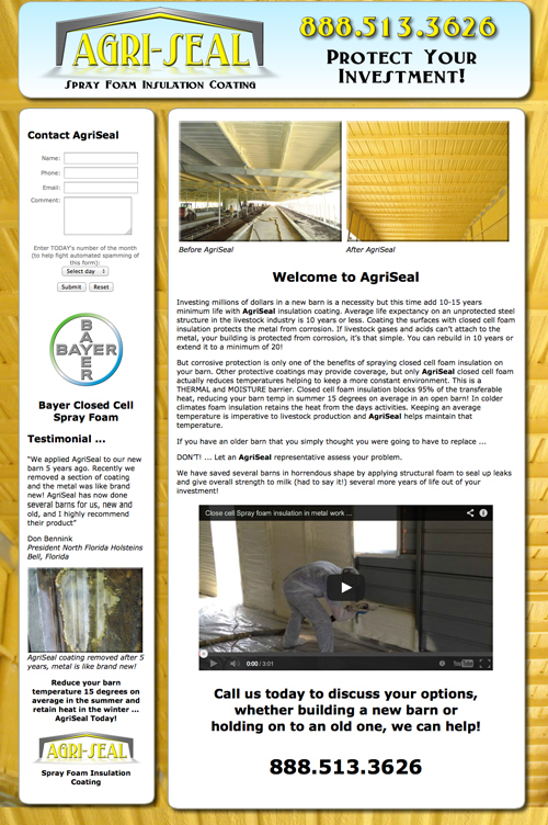 NSB Web Effects website design 01